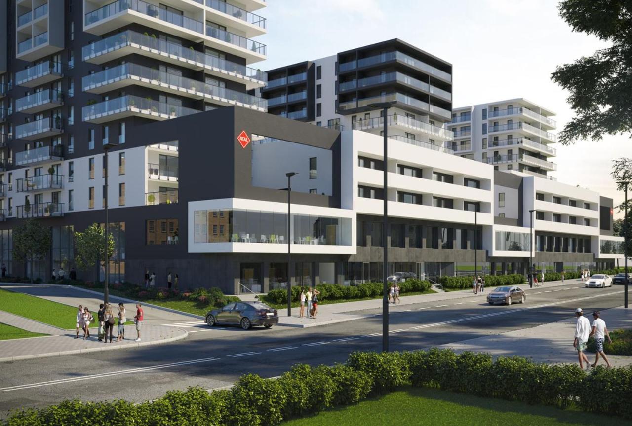 Q Apart Amber - Studio, Manufaktura, Klimatyzacja I Garaz Gratis, Netflix, Fv, Gwarancja Zadowolenia Łódź Exterior foto
